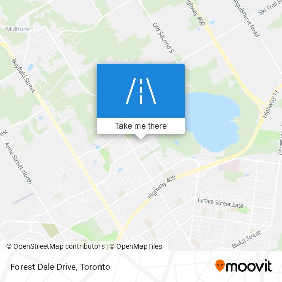 Forest Dale Drive map