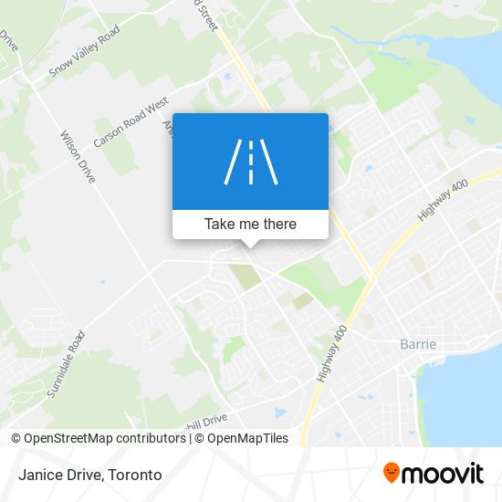 Janice Drive map