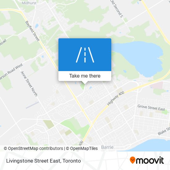 Livingstone Street East map