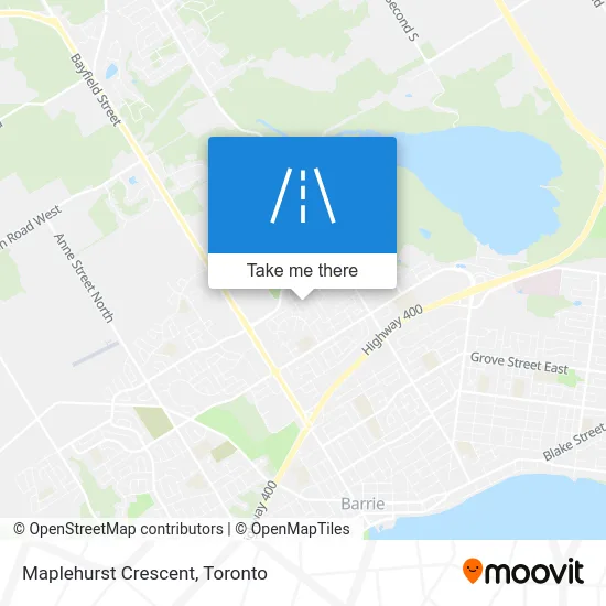 Maplehurst Crescent map