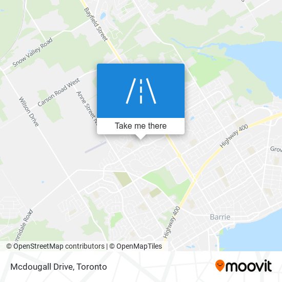 Mcdougall Drive map