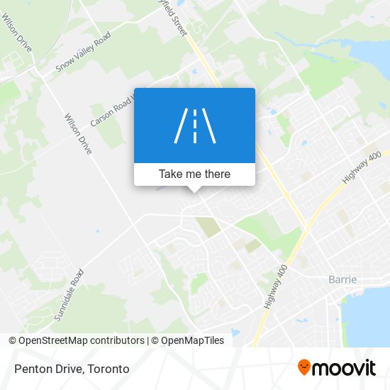 Penton Drive map