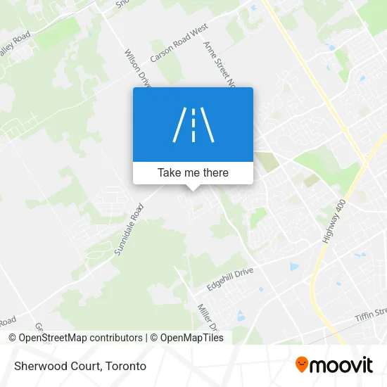 Sherwood Court map