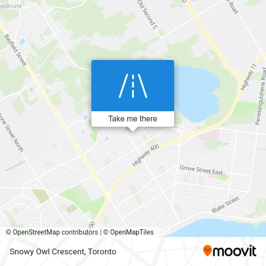 Snowy Owl Crescent map