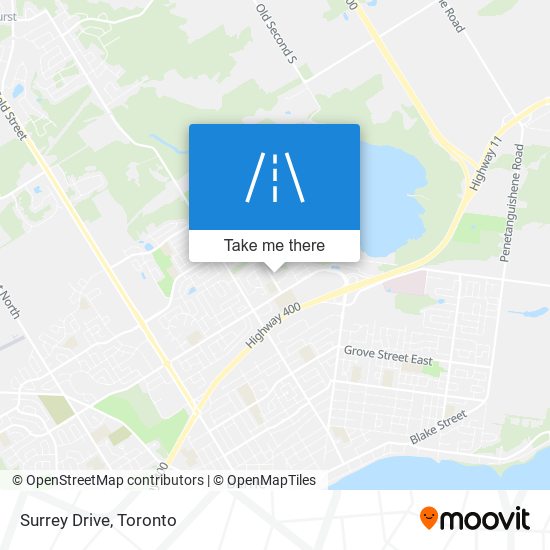 Surrey Drive map