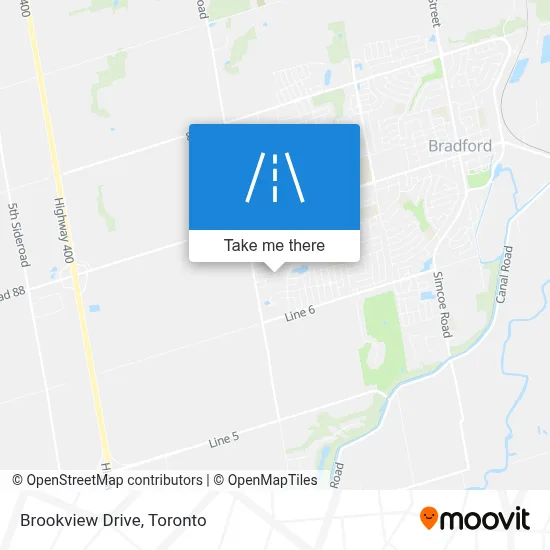 Brookview Drive map