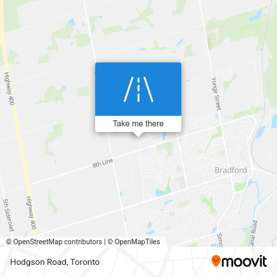 Hodgson Road map
