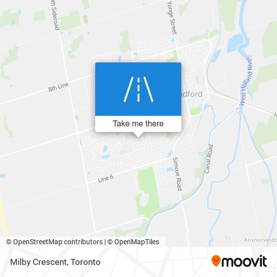 Milby Crescent map