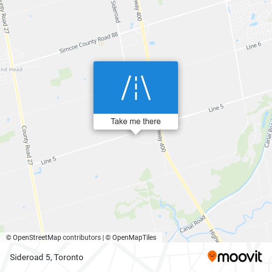 Sideroad 5 map