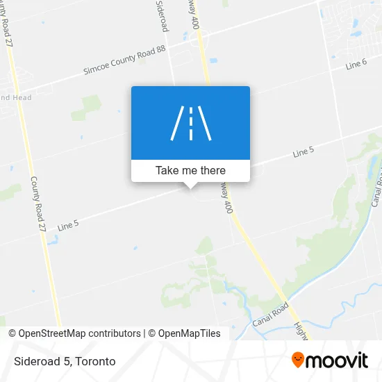 Sideroad 5 map