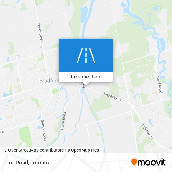 Toll Road map