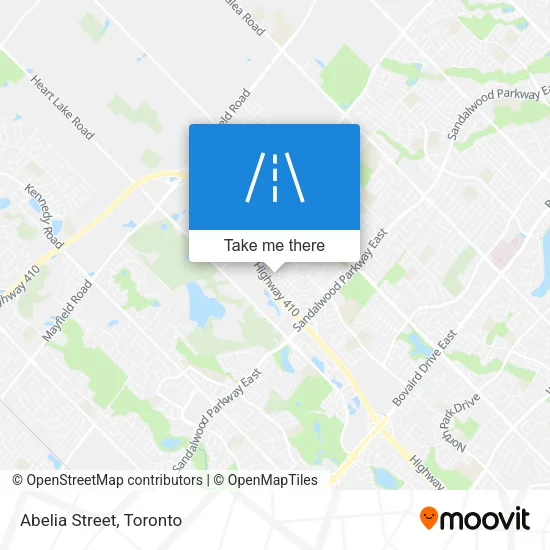 Abelia Street map