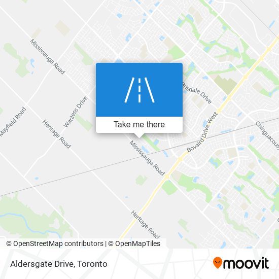 Aldersgate Drive map