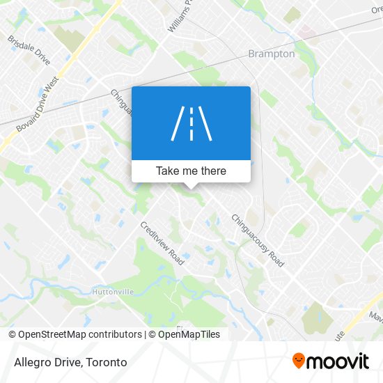 Allegro Drive map