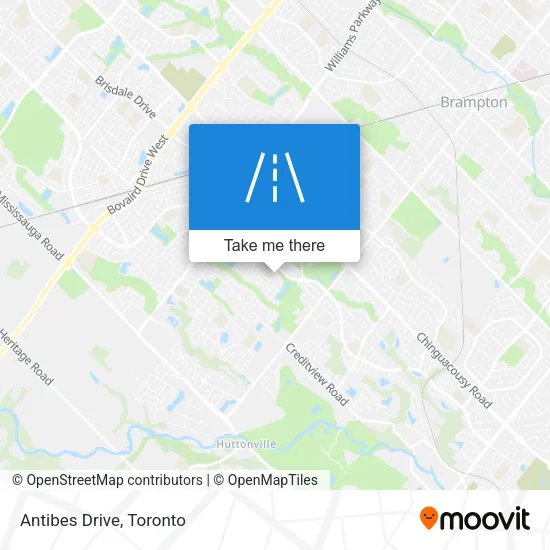Antibes Drive map