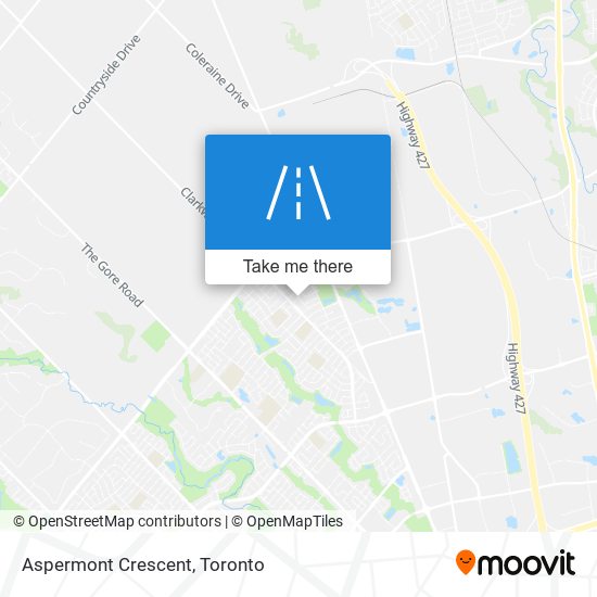 Aspermont Crescent map