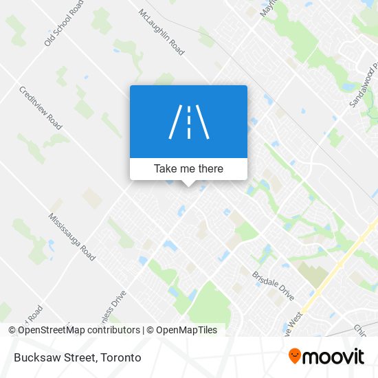 Bucksaw Street map