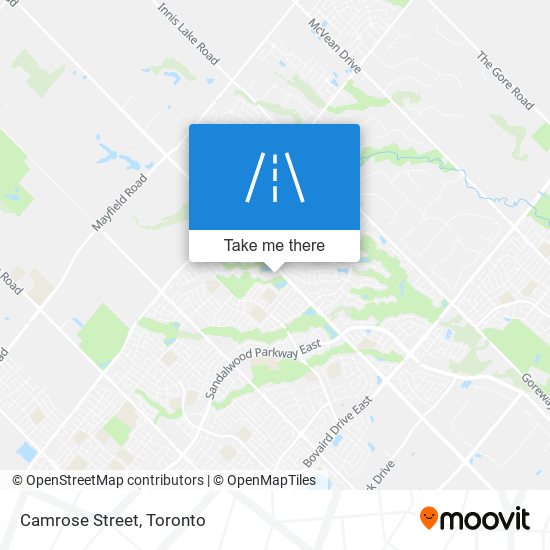 Camrose Street plan