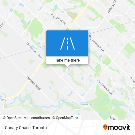 Canary Chase map