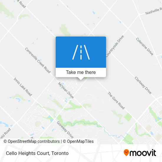 Cello Heights Court map