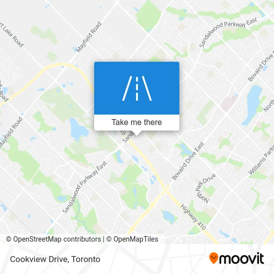 Cookview Drive map