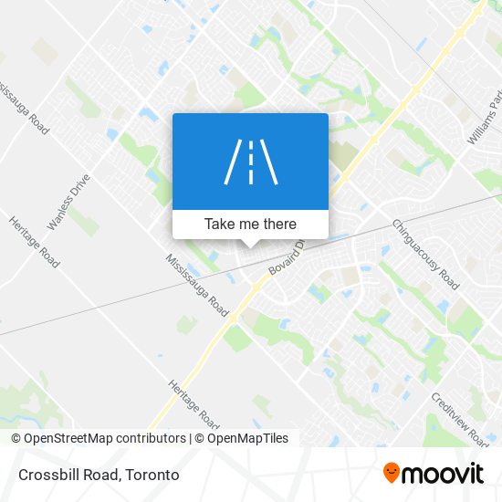 Crossbill Road map