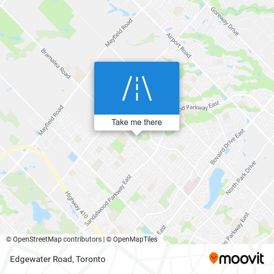 Edgewater Road map