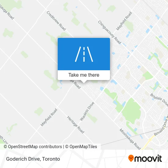 Goderich Drive map