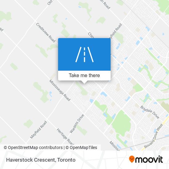 Haverstock Crescent map