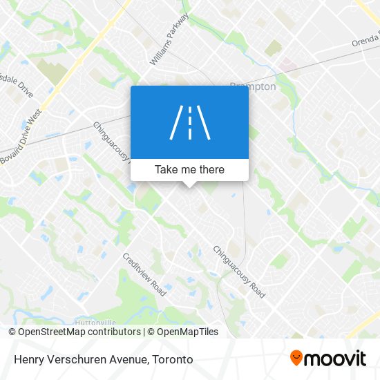 Henry Verschuren Avenue plan