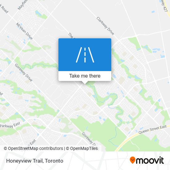 Honeyview Trail map