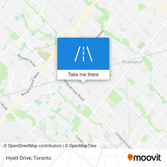 Hyatt Drive map