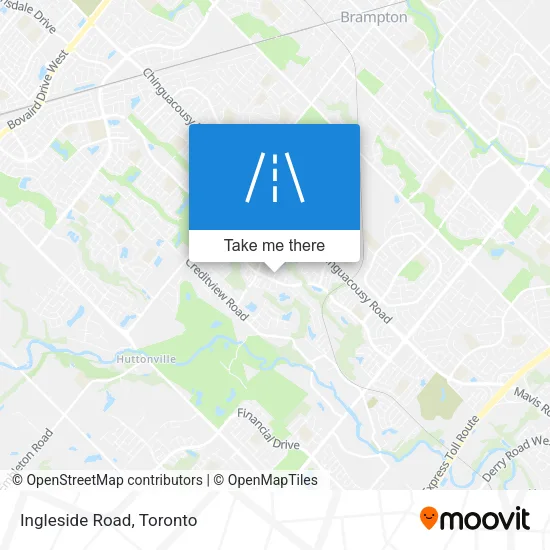 Ingleside Road map