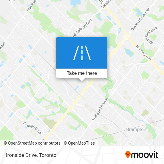 Ironside Drive map