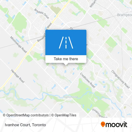Ivanhoe Court map