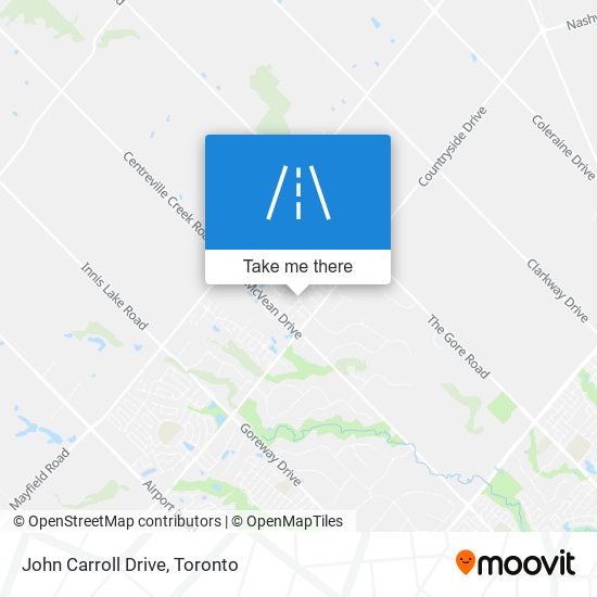 John Carroll Drive map