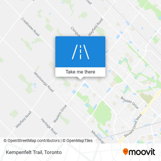 Kempenfelt Trail map