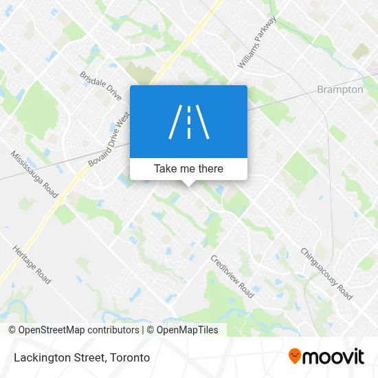 Lackington Street map