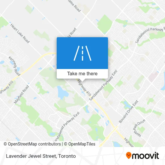 Lavender Jewel Street map