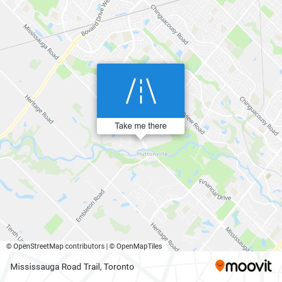 Mississauga Road Trail map