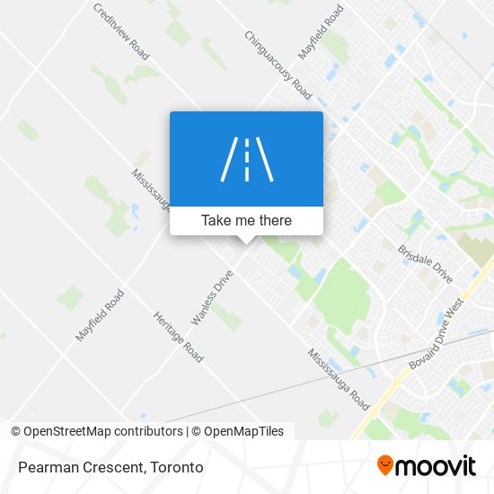 Pearman Crescent map