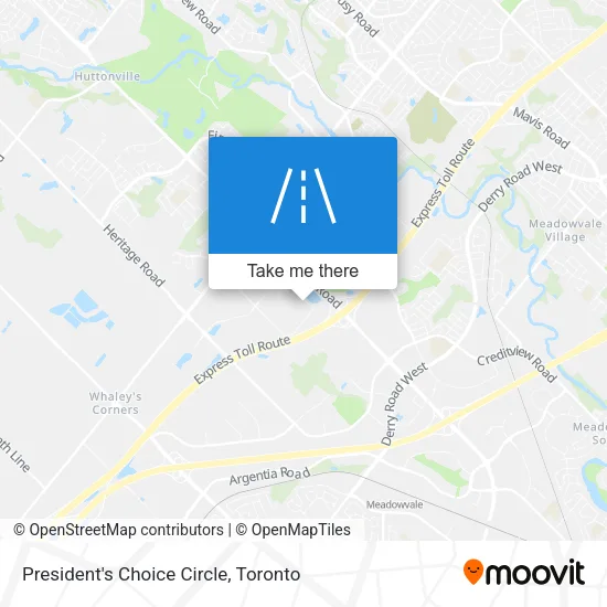President's Choice Circle map