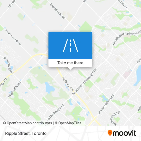 Ripple Street map