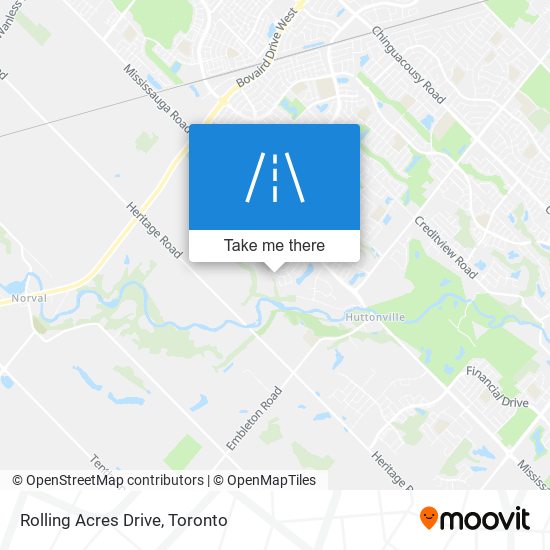 Rolling Acres Drive map