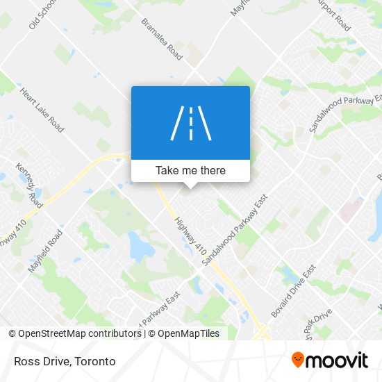 Ross Drive map