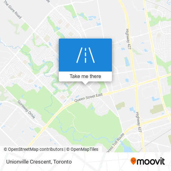 Unionville Crescent map