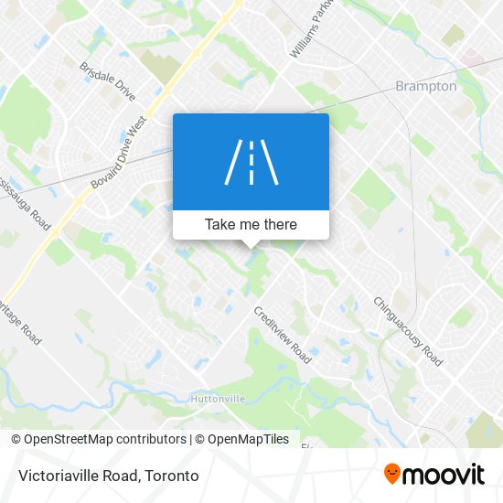 Victoriaville Road map