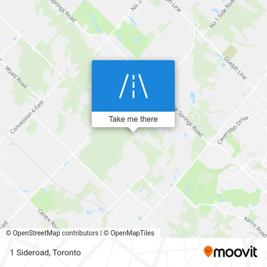 1 Sideroad map