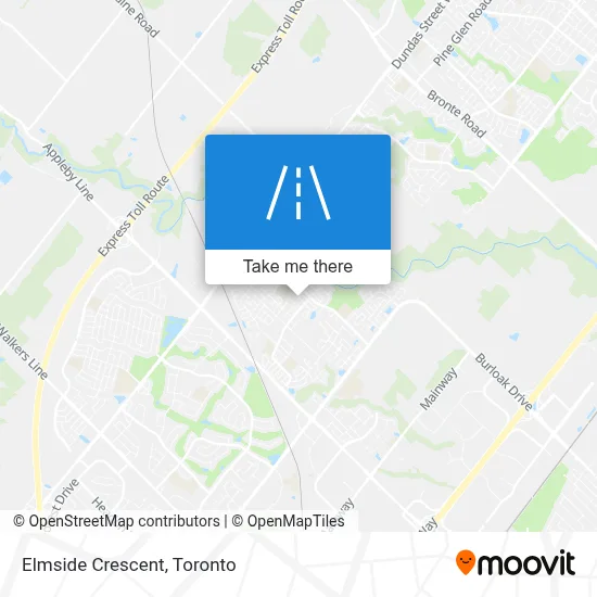 Elmside Crescent map