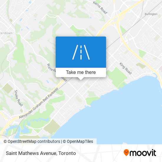 Saint Mathews Avenue map